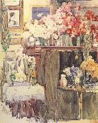 Childe Hassam Celis Thaxter's Sitting Room (nn02) oil painting reproduction